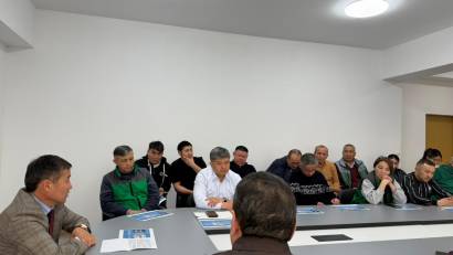 В КГП на ПХВ «Алматинская ветеринарная служба» состоялась информационная встреча по вопросам предстоящего референдума